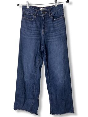 Frame Womens Le Slim Palazzo Aspire Raw After Wide Leg Jeans Sz. 26